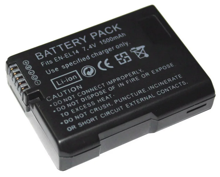 

Suitable for Nikon Nikon EN-EL14 EN-EL14A EL14 digital camera battery lithium battery full solution