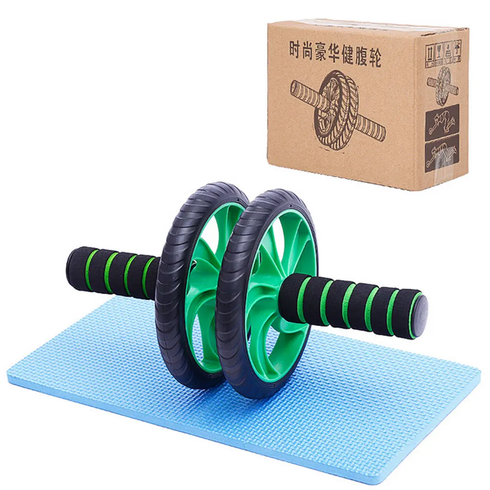 Эластичные ленты Ab латексная тянущаяся веревка для живота Двойные колеса