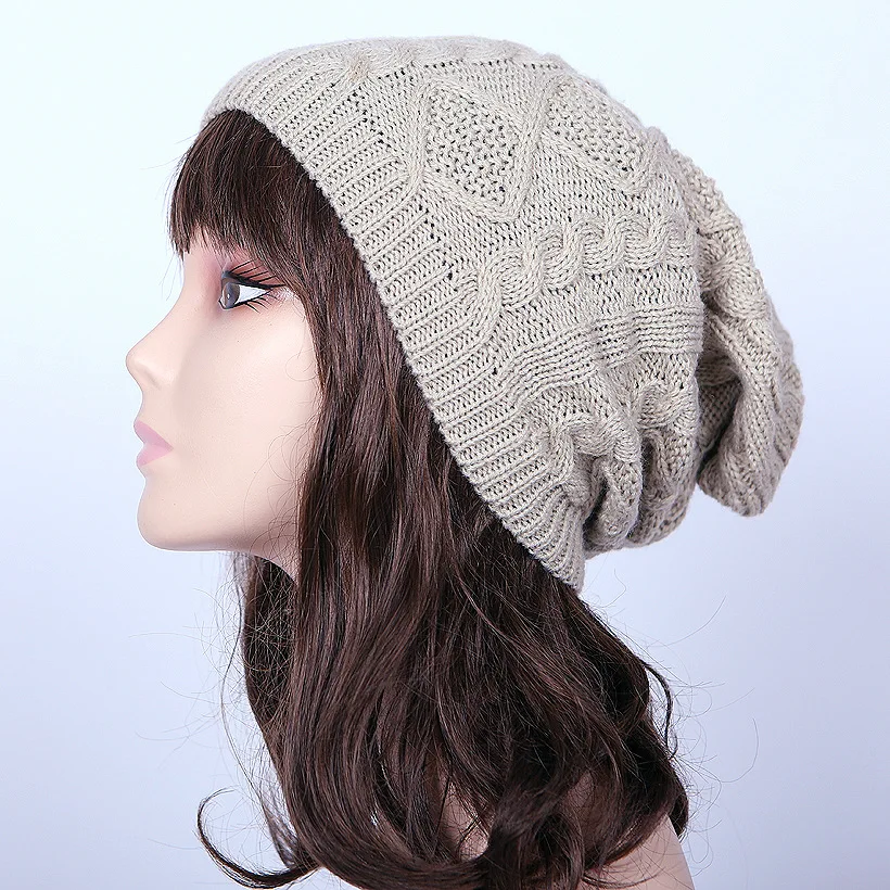

Hot Style Knit Hat With Small Twist Fashion Heaps Heaps Of Turtle-head Hats And European Outdoor Hats Bonnets Womens Hats