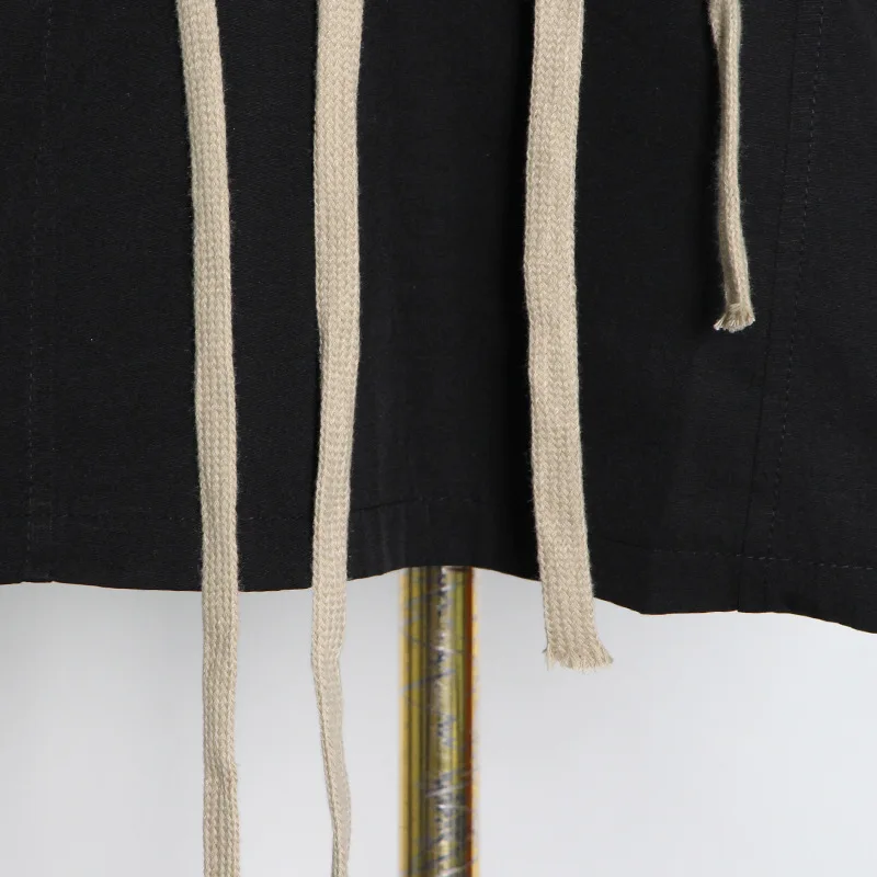 

Women Colorblock Dress Autumn Spring Lace Up Eyelet High Waist Tunic Dress