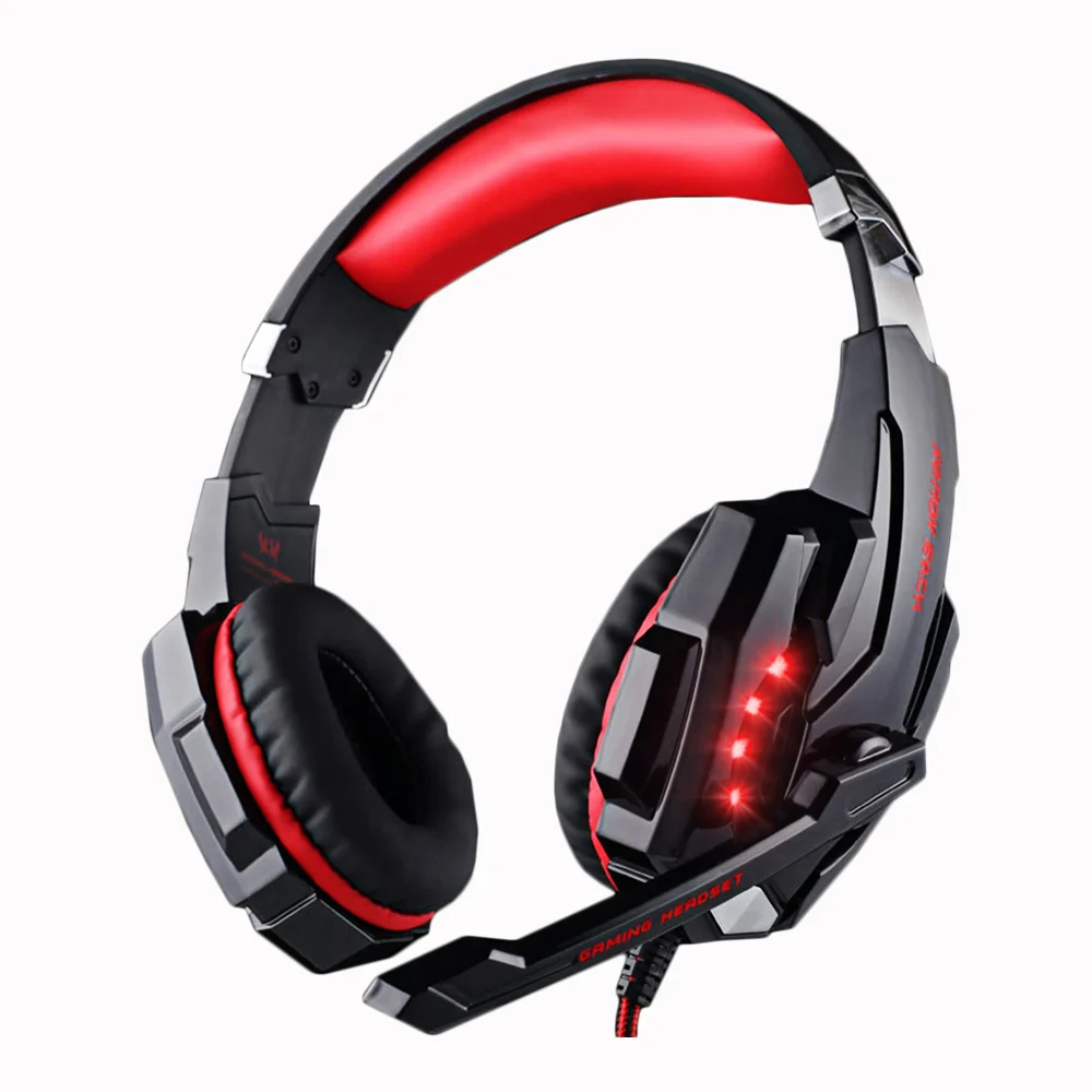 G9000 red Игровые наушники, гарнитура, стерео бас, pro gamer, для мобильного телефона PS4, новинка, Xbox PC, компьютерные наушники с микрофоном - Цвет: G9000 red