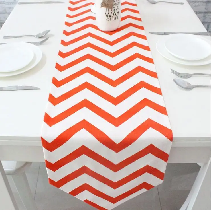 40 Cotton Table Runner Striped Printed Cloth Runners Modern Decoration 30*180/30*200/30*220/30*240/30*270 | Дом и сад