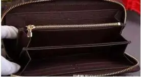 

2020 WOXK fashion women/men genuine leather zippy wallet with good qaulity free shipping