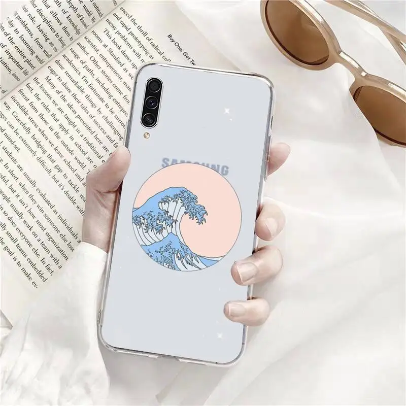 

The Great Wave off Kanagawa Phone Case Transparent for Samsung A71 S9 10 20 HUAWEI p30 40 honor 10i 8x xiaomi note 8 Pro 10t 11