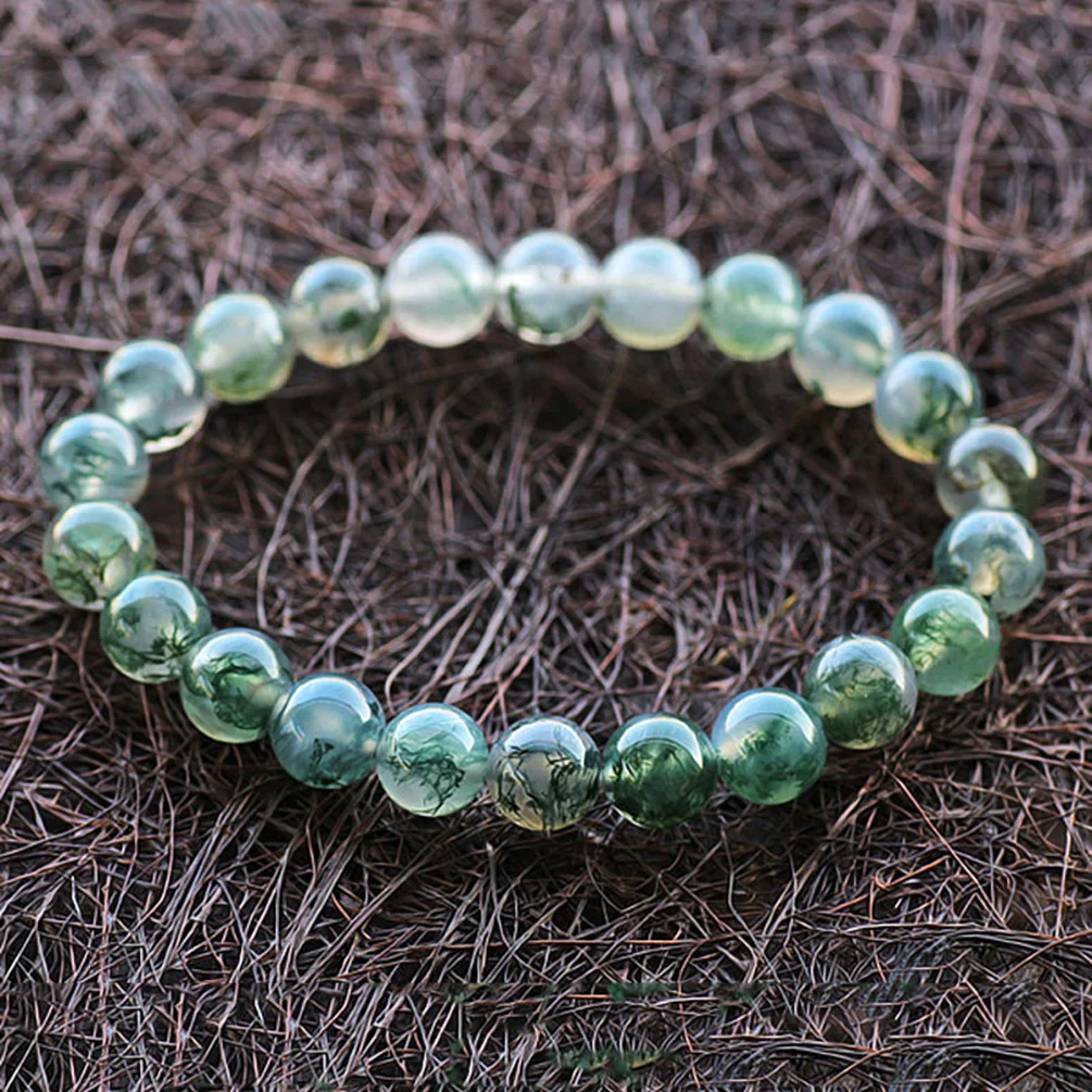 Браслеты из бисера с водным агатом эластичные браслеты Женские Ювелирные