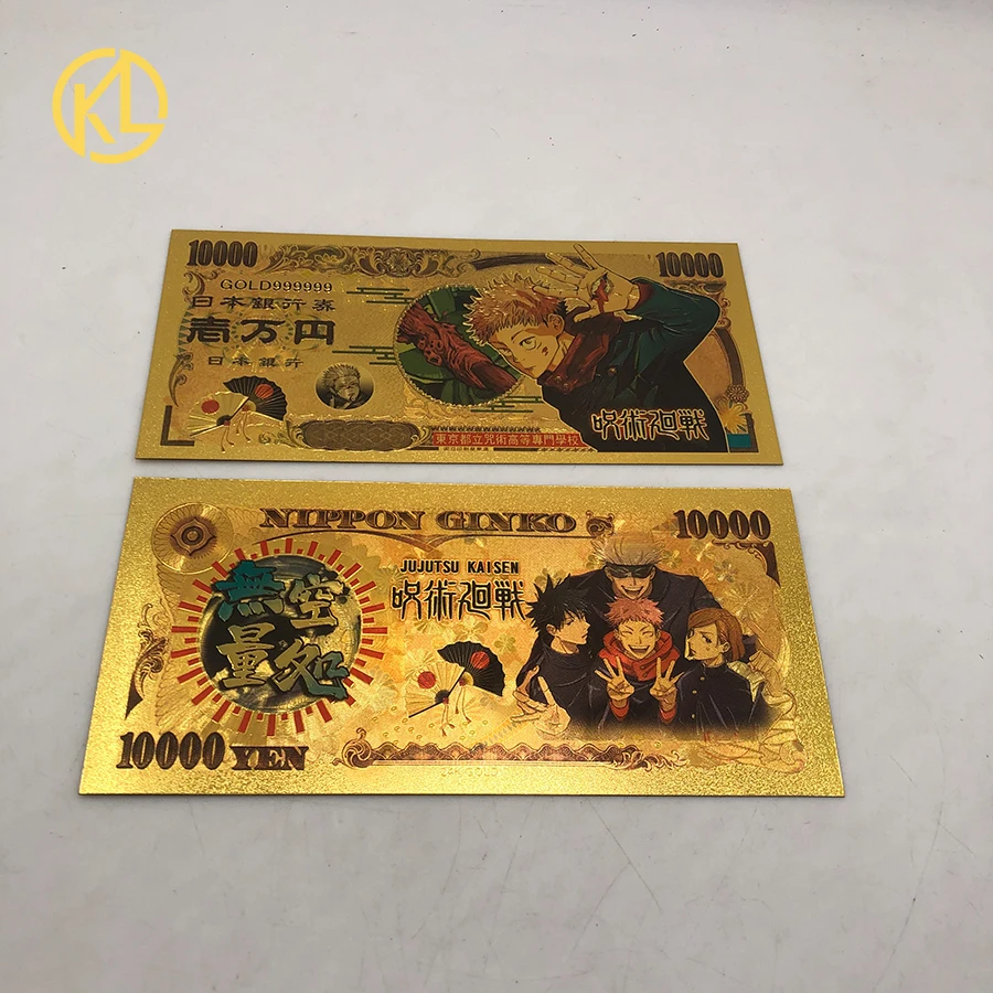 10 шт. японские мультипликационные монеты из аниме ююютсу кайсен Юджи итадори и