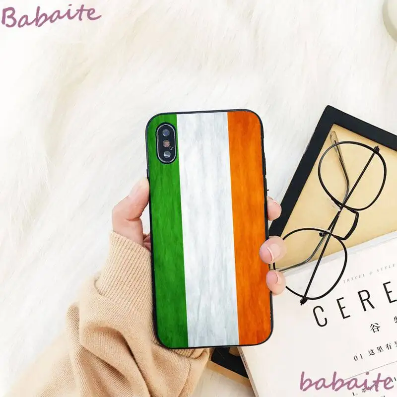 

Babaite Ireland National Flag Coat Arms Phone Case For iPhone 8 7 6 6S Plus X XS MAX 5 5S SE XR 11 11pro promax 12 12Pro Promax