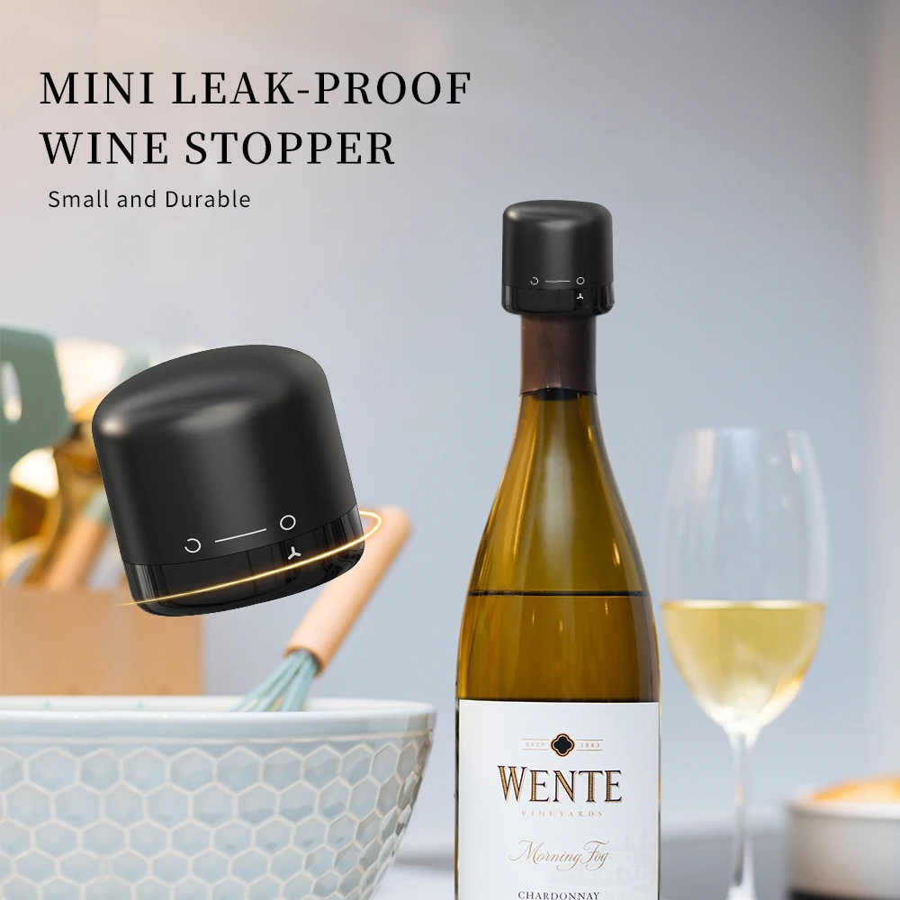 

1Pc Vacuum Red Wine Bottle Cap Stopper Silicone Sealed Champagne Beer Bottle Stopper Vacuum Retain Freshness Wine Plug Bar Tools