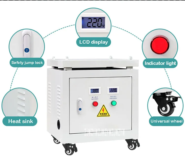 Трехфазный сухой Servo изолирующий трансформатор высокоэффективный
