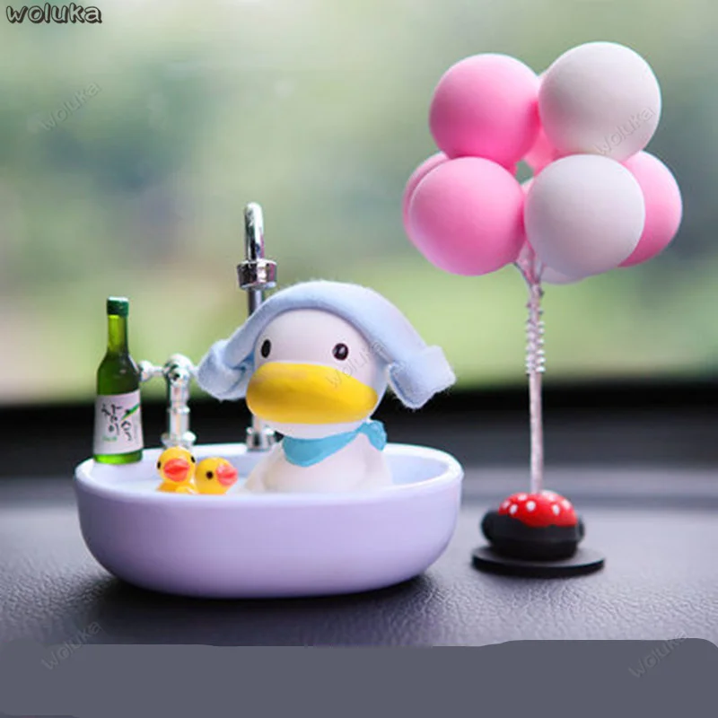 Украшение для автомобиля утка ароматерапия ванна мультфильм автомобиль