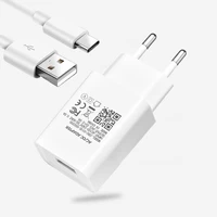 for samsung galaxy s10 s9 s8 plus note 8 9 10 20 pro a50 a70 a30 mobile phones charger eu plug wall charger type c usb cable