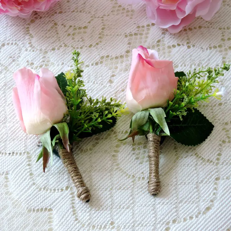 Ткань для выпускного вечера 2 шт. Искусственный Пион костюм жениха Корсажная