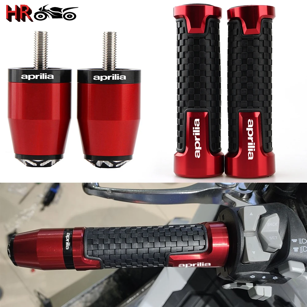 Новейшие мотоциклетные ручки 7/8 дюйма 22 мм заглушки руля для Aprilia Rs 125 1000 R 2000 250 50 Rx50