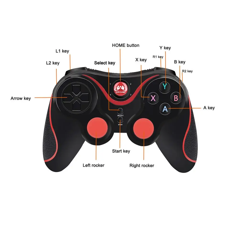 Игровой контроллер беспроводной Bluetooth геймпад для телефона планшет джойстик ПК