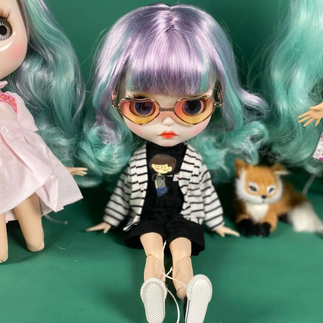 Кукла Blythe 1/6 30 см с белой загорелой и черной кожей