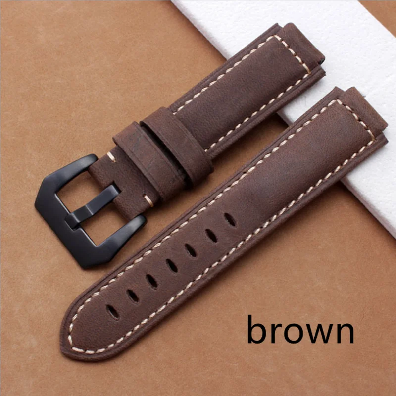 Ремешок для часов из натуральной кожи ручной работы 24*16 мм подходит замены G Shock