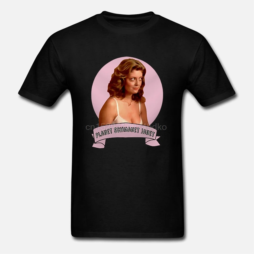Мужская футболка Planet Schmanet Janet! Футболка с принтом Rocky Horror Picture Show футболки топы |