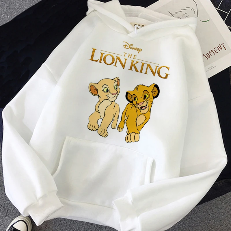 Толстовка Женская с забавным аниме Симба худи Disney Hakuna Matata милые свитшоты
