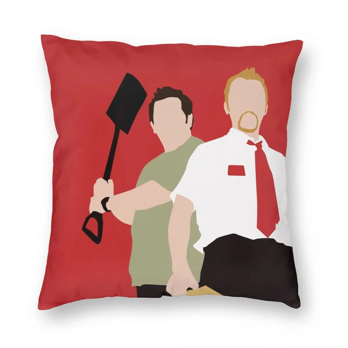 

Shaun Of The Dead чехол для подушки из полиэстера и льна с бархатным узором на молнии, декоративный чехол для подушки, домашний чехол для подушки