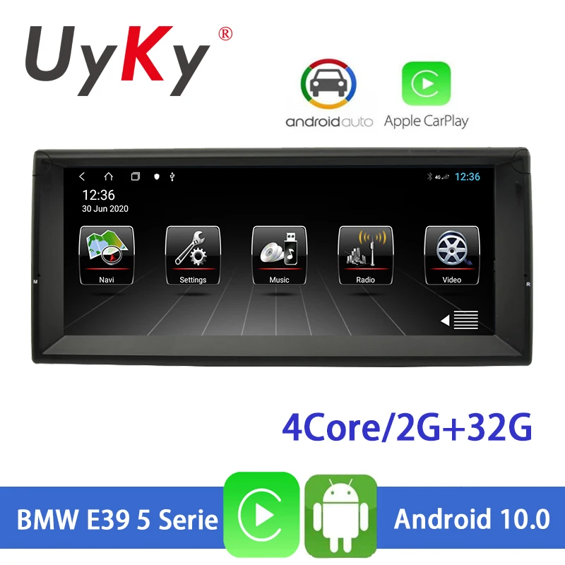 

UYKY Android 10 Car Multimedia Player for BMW E39 5 Series Car Radio DVD GPS navigation Car radio Android Car stereo with screen