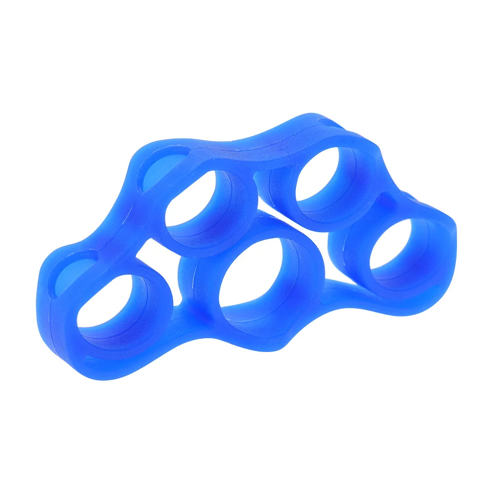 Полезный силикон палец Съемник тренажер натяжения Эспандер для практики гитары