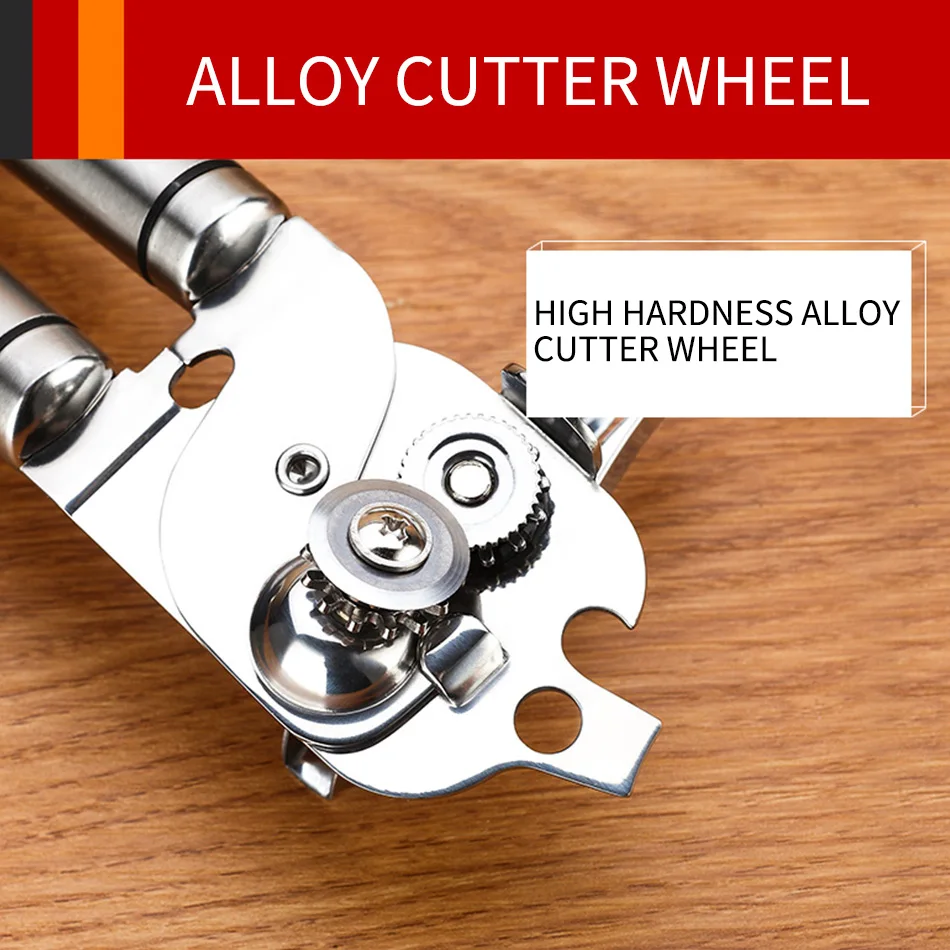 Консервный нож из нержавеющей стали Многофункциональный ручной консервный