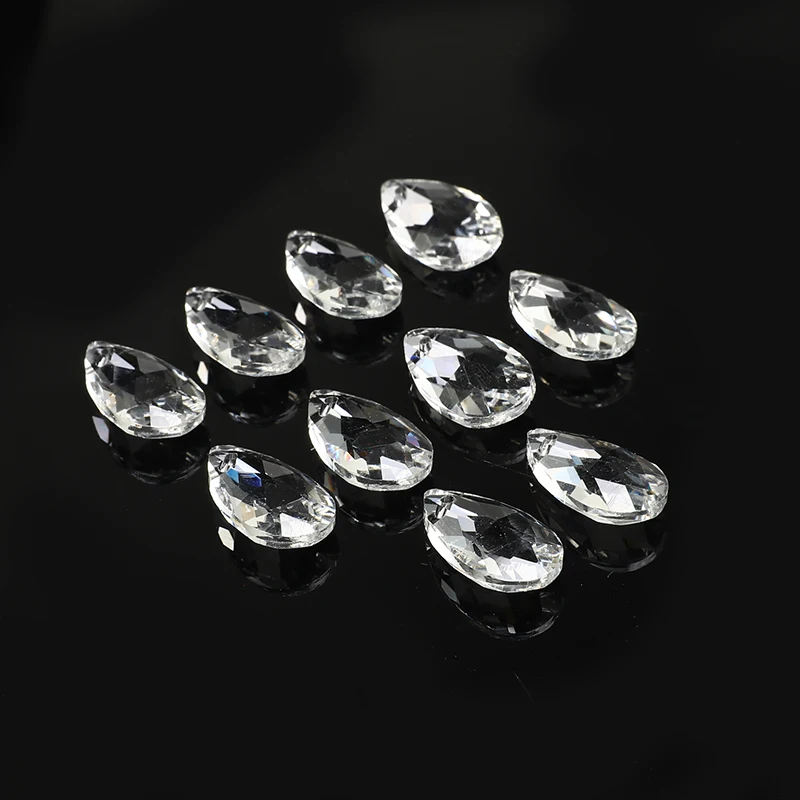 Подвесная люстра в виде капель из прозрачного стекла 10 дюймов|Люстра