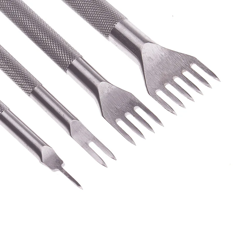 Перфоратор для кожевенного ремесла алмазное долото из стали 3 мм 4 5 6 1 2 Зубцов