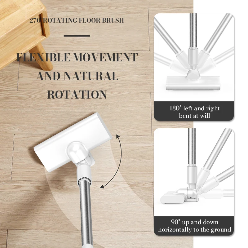Ручной Беспроводной пылесос домашний бытовой подметания 15000Pa