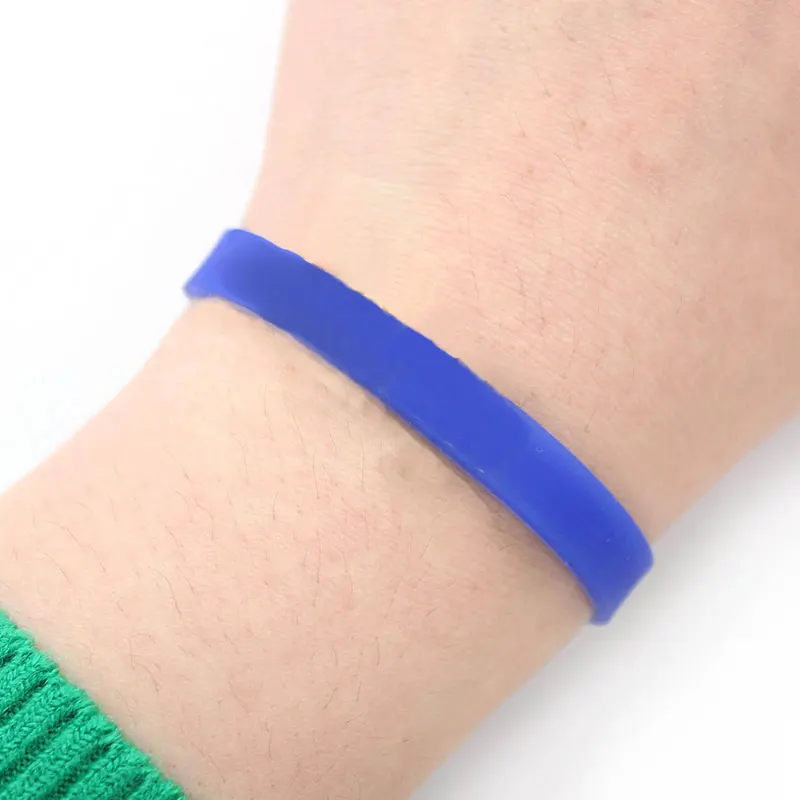 Creative New 12 Colors Fitness Power Bands Energy Bangles Men Basketball Sports Wristbands Silicone Rubber Elasticity Wristband