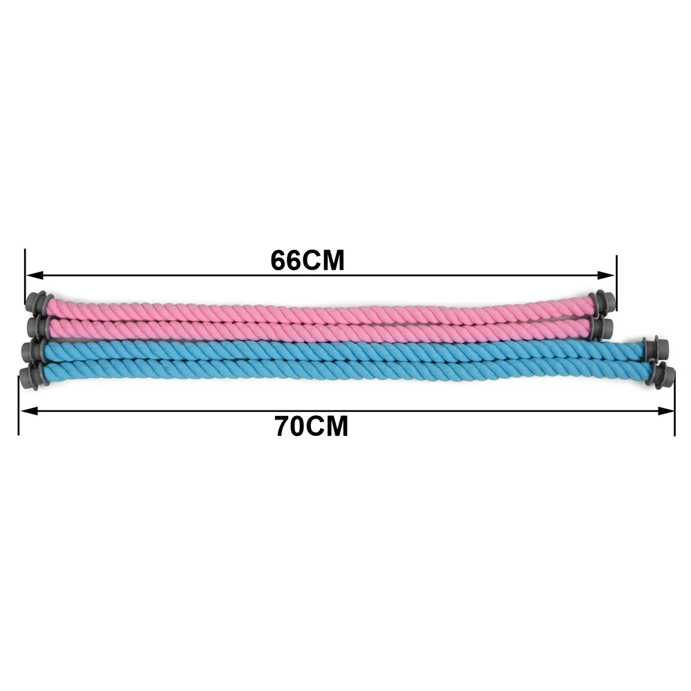 Новые синие и розовые 1 пара длинных мягких хлопковых нитей ручки для Obag женские