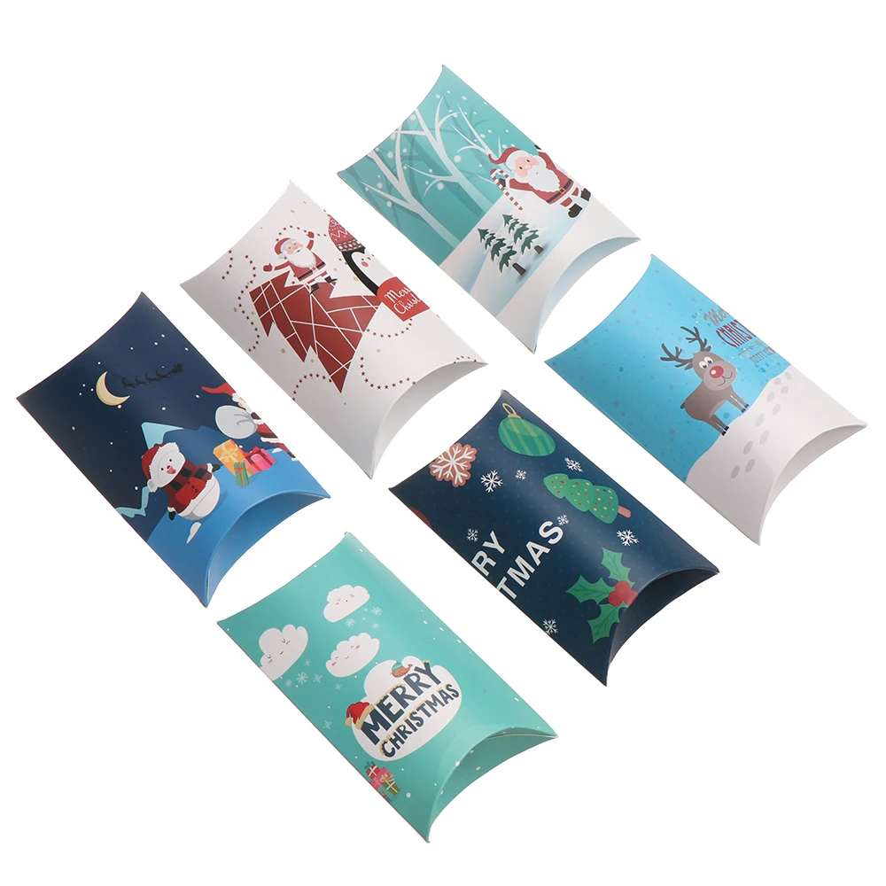 5 шт. Лидер продаж Подарочные пакеты Подушка Форма елка лося Hoom коробочка для