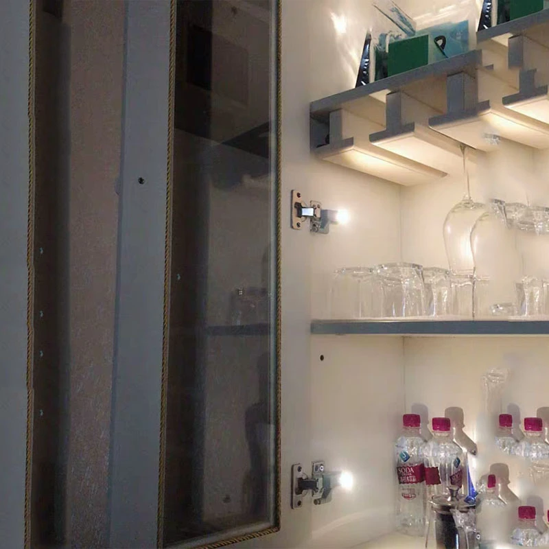 

5pcs Under Cabinet Led Lights Kitchen 12v Lamp with Sensor Night Lights Bedroom Decoration Closet Lighting Wardrobe Backlight