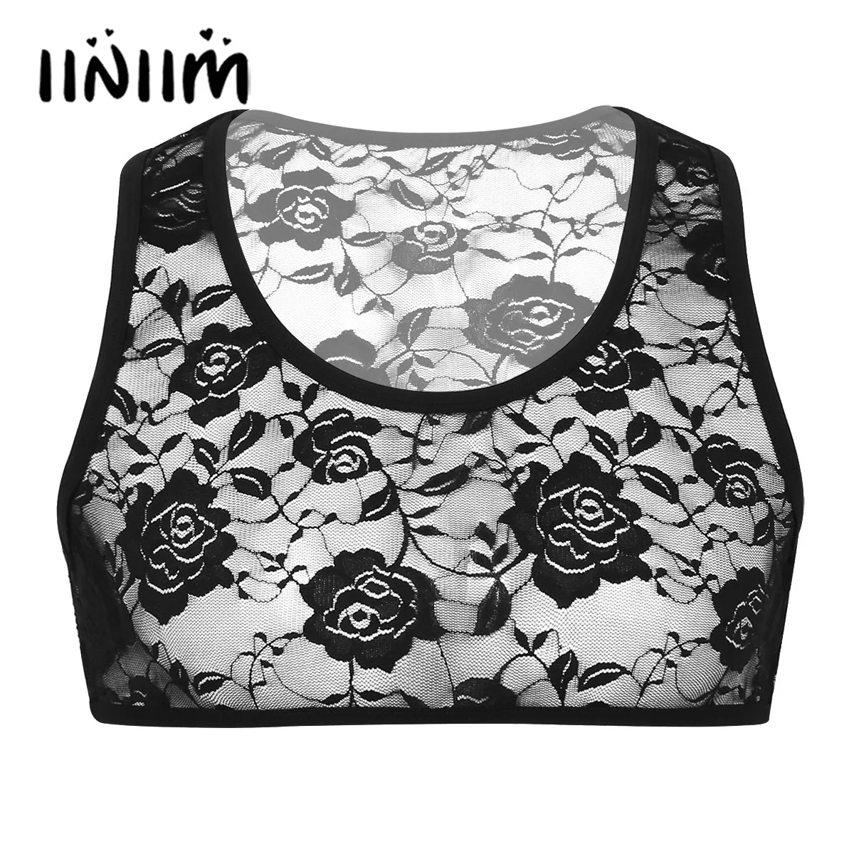 Мужское Прозрачное нижнее белье в стиле Сисси пикантный Топ эластичный