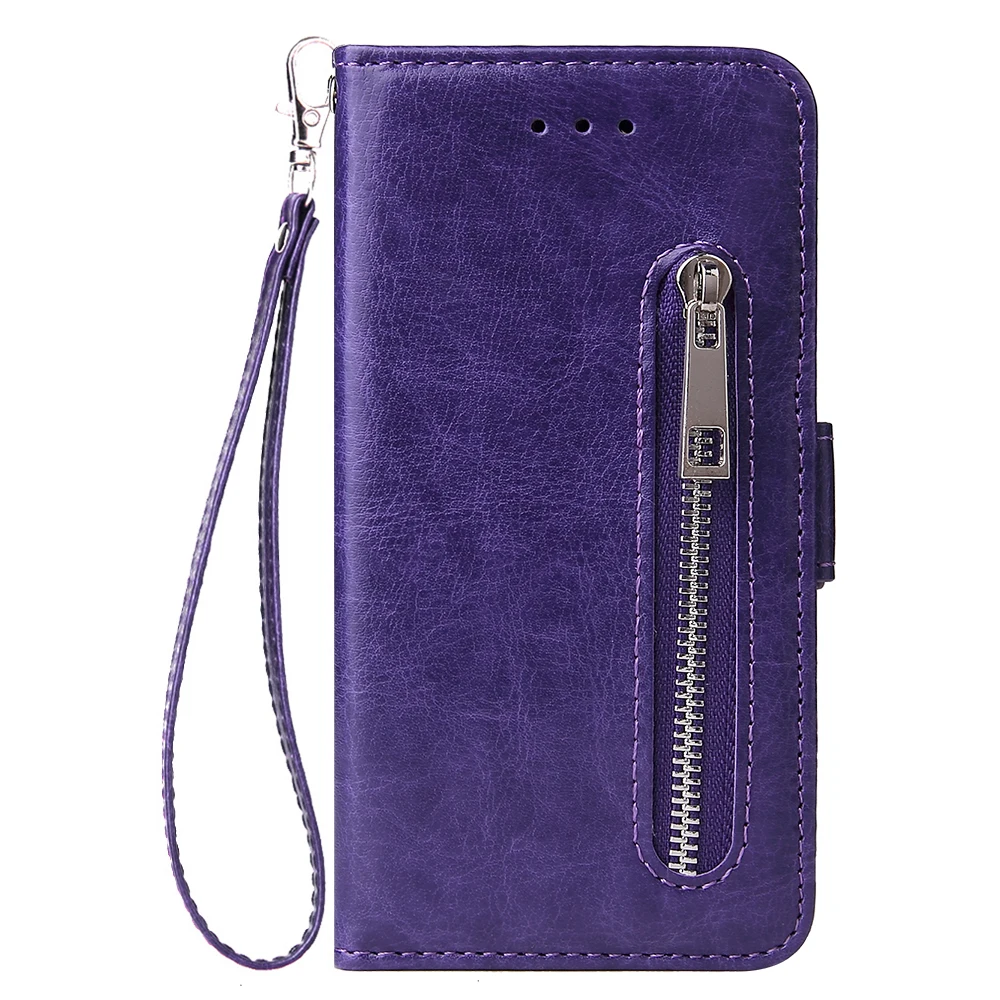 Flip Wallet Case For Samsung Galaxy A3 A5 A6S A8S A9 A10 A20 A30 A40 A50 A70 Leather Zipper Card Holder Stand Phone Cover