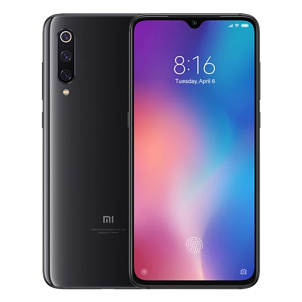 Глобальная версия смартфона Xiaomi mi 9 mi 9, 6 ГБ, 64 ГБ, Восьмиядерный процессор Snapdragon 855, 6,39 дюйма, 48мп, тройная камера, Беспроводная зарядка, NFC - Цвет: Black 6GB 64GB