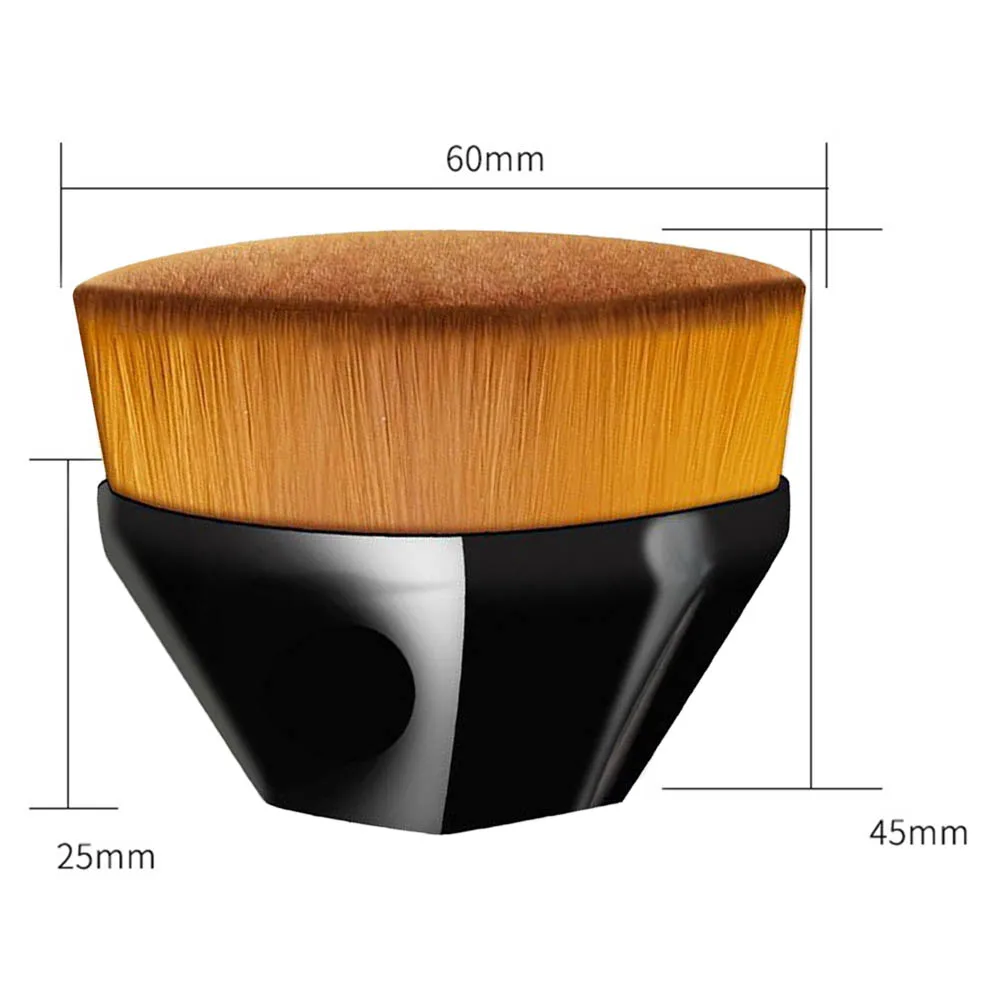 

1 PC Single Push-Pull Portable Makeup Brush O Shape Seal Stamp Make up Brushes Foundation Powder Blush Brush Pincel Maquiagem