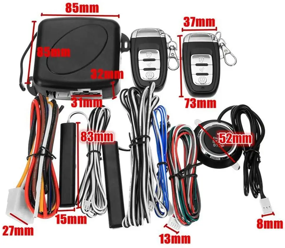 Высокое качество умный ключ Автомобильная сигнализация PKE БЕСКЛЮЧЕВОЙ вход