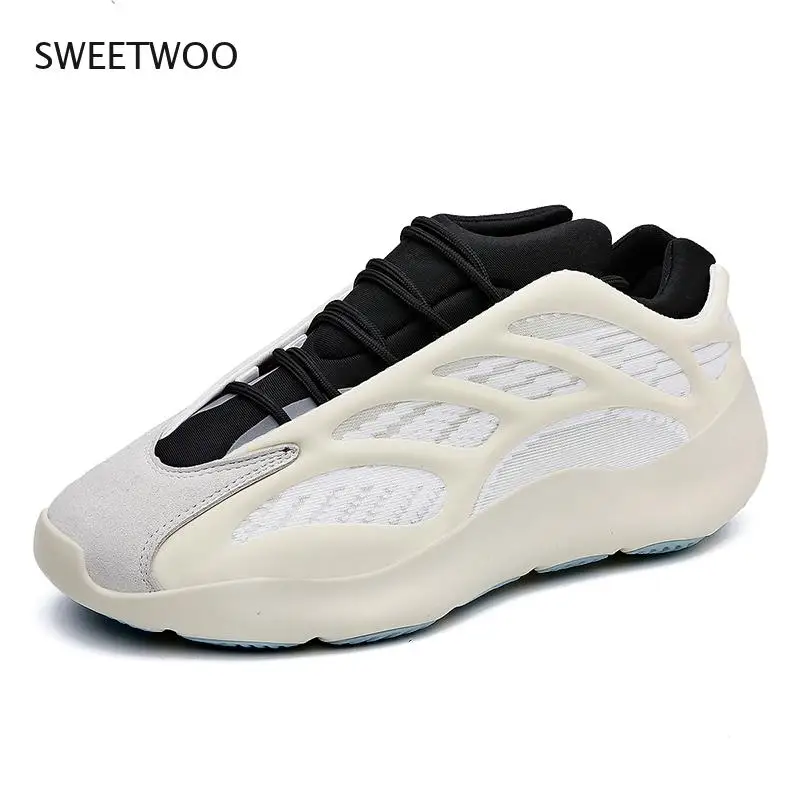 

2021 Fashion Men Shoes Causal Coconut Dad Shoes Male Spring Sneakers Lace-up Flats Breathable Running Sports Clunky Sneaker