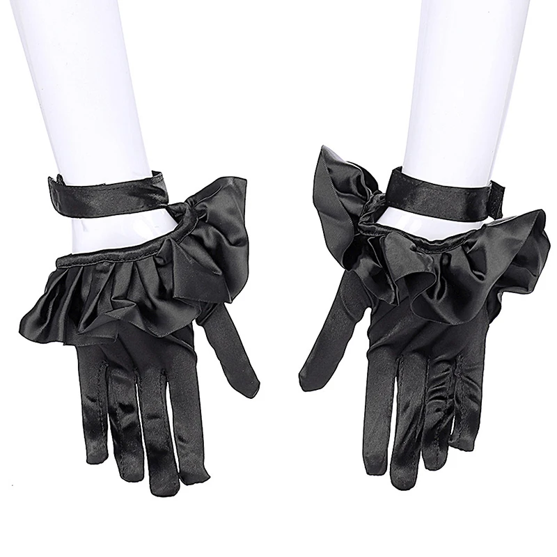 Fashion Women's Golves Party &amp Holiday DIY Decorations Halloween Carnival Gothic Style Black Lady Gloves | Дом и сад