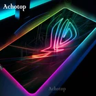 Игровой коврик для мыши ASUS ROG со светодиодсветильник кой, мягкий большой нескользящий коврик для клавиатуры с RGB подсветкой и резиновой основой, Настольный коврик для компьютерных игр