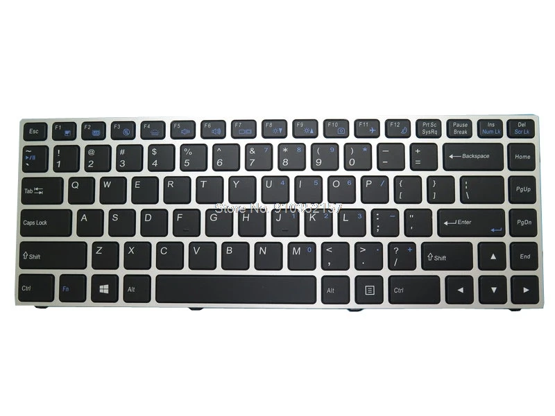 Английская клавиатура для CLEVO P640 MP 13C23USJ4306 6 80 N13B0 012 1 N150CU N152CU N150ZU N151CU N151ZU N140WU N141ZU N141WU