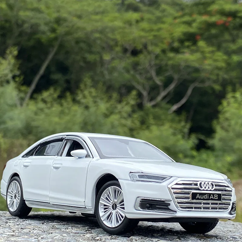Модель автомобиля AUDI A4 A6 A7 A8 литая Игрушечная модель звуки и огни хобби для