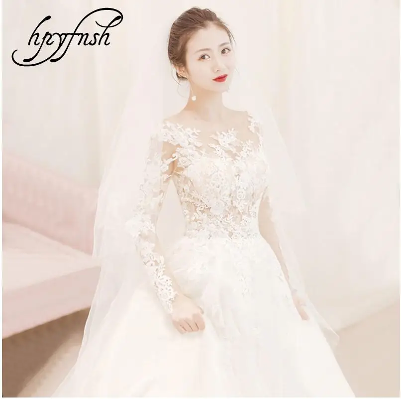 Женское винтажное свадебное платье простое Недорогое Платье Невесты на шнуровке