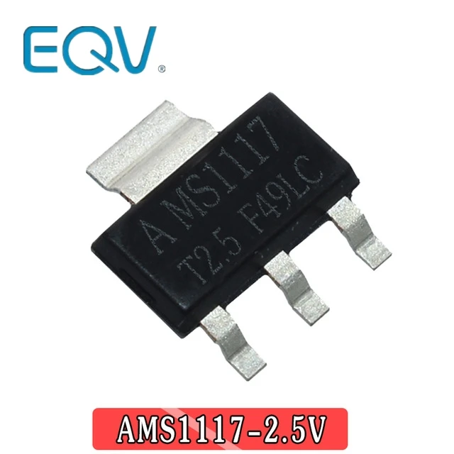 100 шт./лот оригинальный AMS1117 2.5 2.5V LM1117 1117 Напряжение регулятор|voltage regulator|regulator voltagelot
