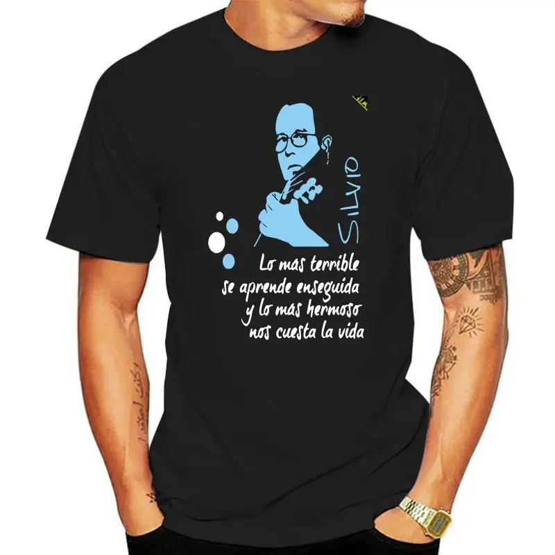 

Cotton fashion 2020 trend T-shirt Printed crew neck short sleeve casual The Great Silvio Rodriguez T Shirts Men Printing