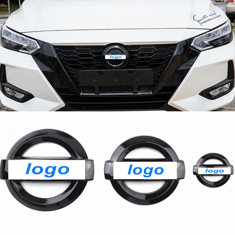 Наклейка на руль автомобиля ABS с эмблемой для Nissan Sylphy X Trall Tiida Bluebird Qashqai Altima Sunny Badge
