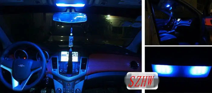 July King Ice Blue LED подсветка для чтения салона автомобиля чехол Chevrolet Cruze Excelle GT Verano 4
