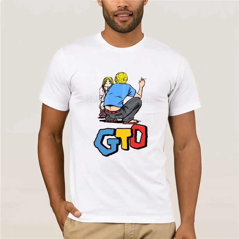 Новое поступление 2019 Мужская футболка с надписью Great Teacher Onizuka GTO Хлопковая