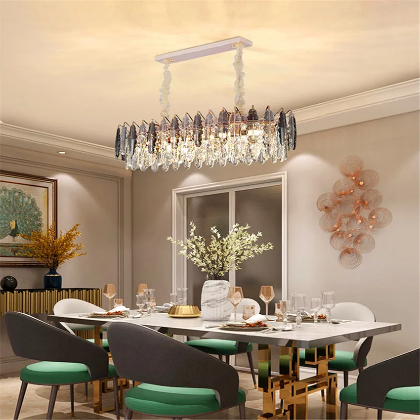 

Modern Crystal Pendant Light For Home Decoration ,New Luxury Led Pendant Lamps, Living Dining Room Indoor Decor Light Fixtures